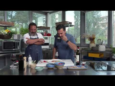 Bonacchi - Chianti Classico 2022 con trota marinata, anguria, cetriolo e yogurt