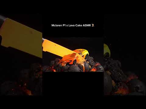 Mclaren P1 x Lava Cake ASMR #cars #asmr #carasmr