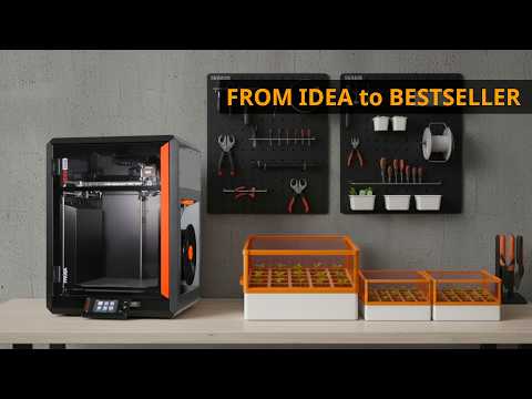 Producing Etsy Bestsellers: My 3D-Printed Seedling Trays in Mass Production with the Prusa Core One