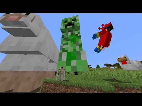 Minecraft, But Mobs Are Random Sizes...
