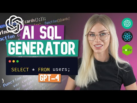 🛑 Code an AI SQL Generator! (super simple!) | React Node.js OpenAI API ChatGPT 4