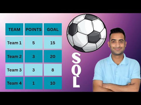 Football Tournament Rank Table | SQL For Data Analytics
