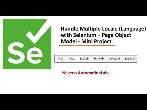 Localization Testing with Selenium + Page Object Model - Mini Project