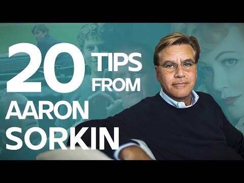 20 Screenwriting Tips from Aaron Sorkin