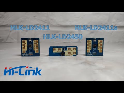 HLK-LD2411, HLK-LD2411S, HLK-LD2450 - new radar presence detectors from Hi-Link