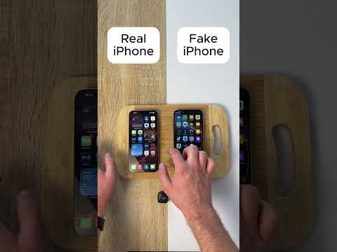 Fake iPhone vs Real iPhone 🤯 One of These Is a Scam! #fakeiphone #realiphone #techreview #shorts