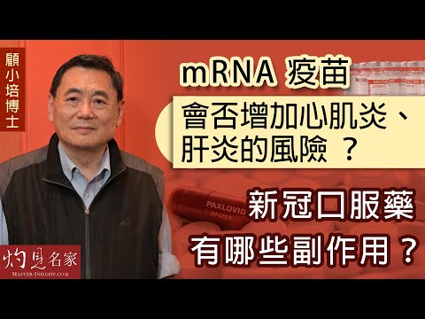 【字幕】顧小培博士：mRNA 疫苗會否增加心肌炎、肝炎的風險？ 新冠口服藥有哪些副作用？《小培答客問》
