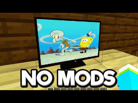 I Built A WORKING TV in Minecraft