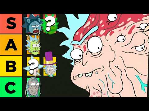 Ranking EVERY Version Of Rick from Rick and Morty!
