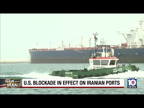 US military’s blockade of Strait of Hormuz is now in effect