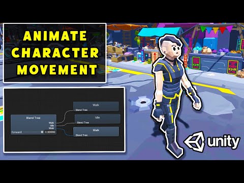 How To Animate 3D Character Movement In Unity