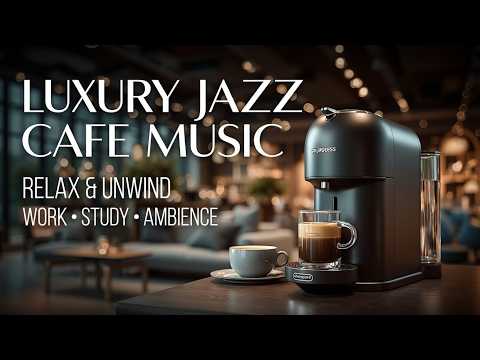 Luxury Jazz Cafe Vibes | Relaxing Luxury Jazz & Elegant Smooth Saxophone For Modern Lounging