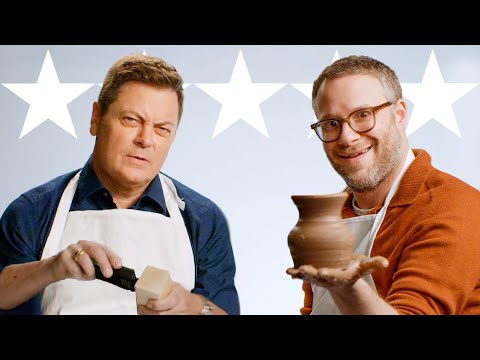 Seth Rogen & Nick Offerman Test Crafting Gadgets | WIRED
