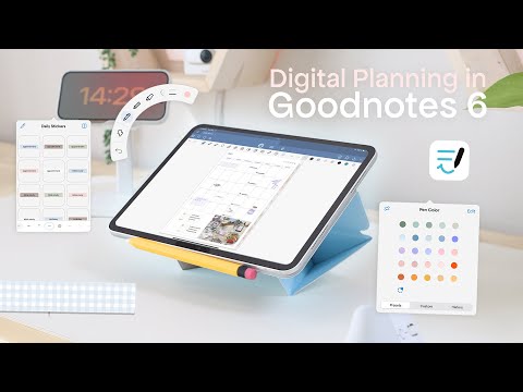 ✏️ Goodnotes 6 Digital Planning Tips & Tricks you NEED to try !