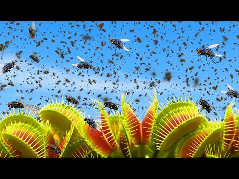 1,000 Flies Swarm the World's Deadliest Carnivorous Plants
