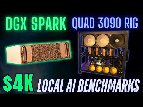 DGX Spark vs Quad 3090s Local AI Benchmarks - Best Rig for $4K?