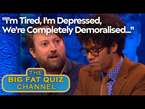 Richard Ayoade Gets Upset Over Jimmy Carr's X On His Incorrect Answer | Big Fat Quiz