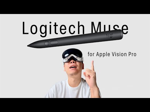 Unspoken Unboxing: Logitech Muse for Vision Pro | Drawing in 3D Space 🎨