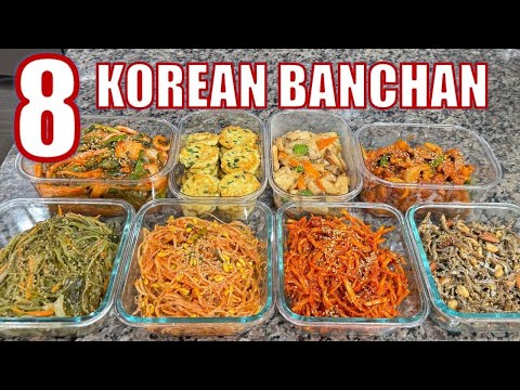 8 Easy and Delicious Korean Side Dishes! 🍚🥢💛