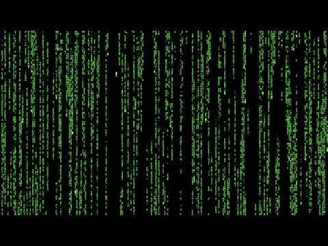 Realistic Matrix Screensaver 4k 1 hour