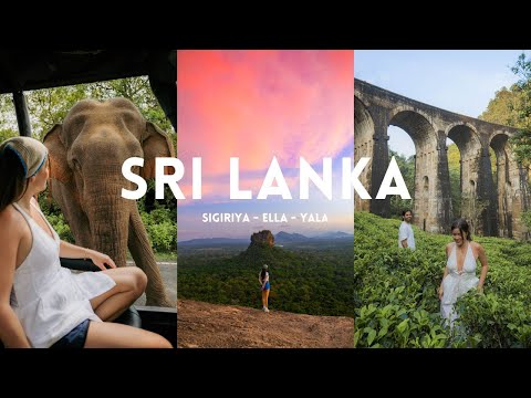 TWO WEEKS IN SRI LANKA (part one) - Sigiriya, Ella, Yalla National | travel vlog