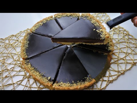 تارت الشكولاطة بكريمة لفلان ذوق خيال بدون بيض باسهل طريقة بغناج الشكولاطة الإقتصادي ادمان في البنة