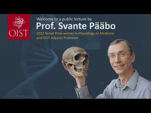 Public Lecture by Prof. Svante Pääbo at University of Tokyo (2022 Nobel Laureate)
