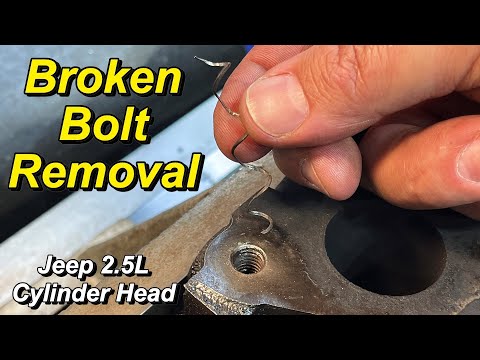Broken Bolt Removal in Jeep Cylinder Head