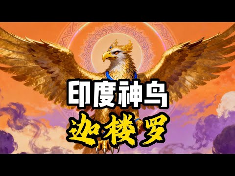 印度神鸟迦楼罗，竟是大鹏金翅鸟原型？【印度教神话第七期】