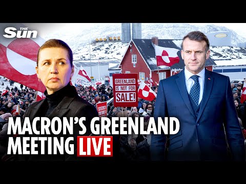 LIVE: Macron welcomes prime ministers of Denmark and Greenland at the Elysee