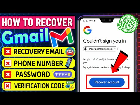 How to Recover Gmail Account Without Recovery Email and Phone Number 2026 ✅ Latest 🌟 Email Recovery