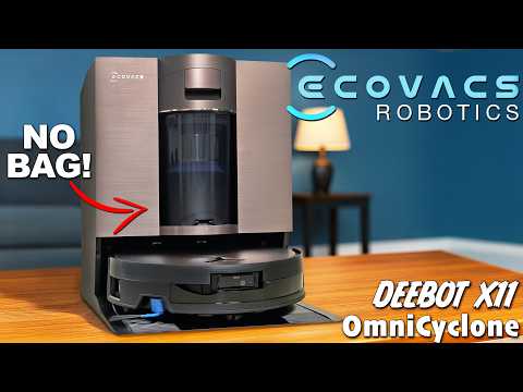 ECOVACS DEEBOT X11 OmniCyclone - The Robot Vacuum That Never Quits!