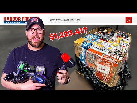 I Bought A Pallet of Harbor Freight Returns for $1,223.41