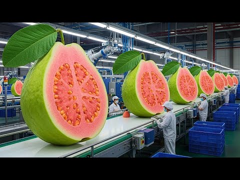 Inside a Modern Guava Processing Factory: From Fresh Guavas to Premium Guava Candy (Full Process)