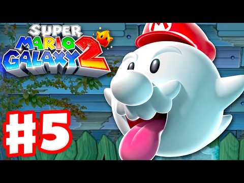 Super Mario Galaxy 2 - Gameplay Walkthrough Part 5 - Boo! I'm a Ghost! (Nintendo Switch 2)