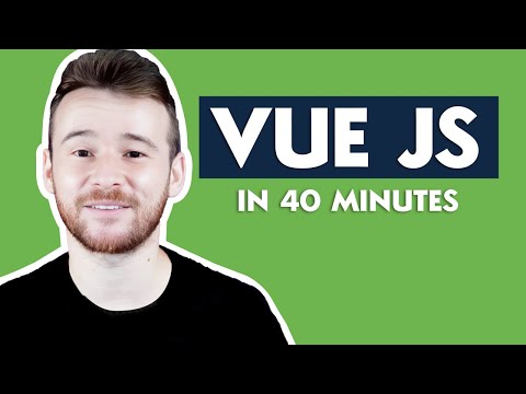 VUE JS Crash Course - Learn Vue in 40 Minutes