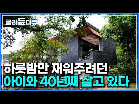 왜 그녀는 미국행을 뿌리치고 이 집을 택했을까?｜자연과 정말 하나가 된 산골짜기에 자리 잡은 집｜하룻밤만 재우자던 딸과 같이 산 지 40년 ｜건축탐구 집｜#골라듄다큐