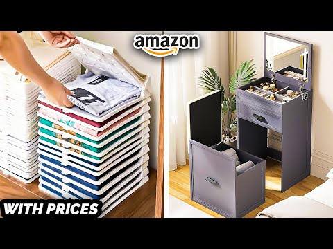 25 New AMAZON FINDS for TINY Apartments | Smart Space Saving Furniture Ideas [With Prices]