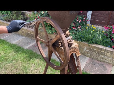EXTREMELY Rusty Antique Mill RESTORATION