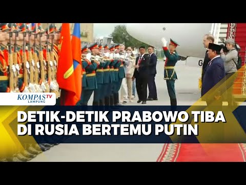 Momen Kedatangan Prabowo di Rusia, Jawab Undangan Khusus dari Putin