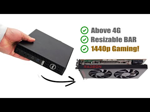 DELL 7090 Micro + RX 6700XT 12GB Oculink, Re BAR support, INSANE 1440p Gaming!