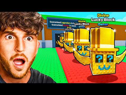 $0 - $1 Trillion Only Using LUCKY BLOCKS in Steal a Brainrot..