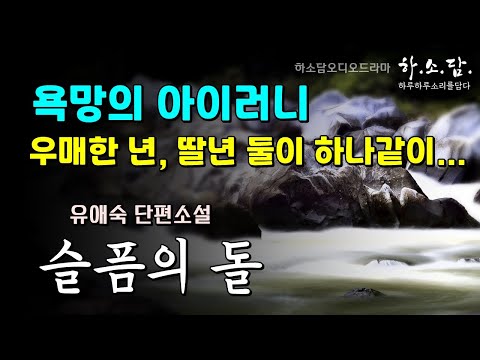 뒤엉킨 욕망과 우매한 일상들. 그리고 ...  [슬픔의 돌 - 유애숙 단편소설] #하소담오디오드라마 | 책읽어주는여자 #하소담 오디오북