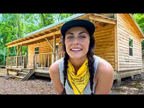 I Bought a Remote, Unfinished Cabin & Land for CHEAP (full tour)