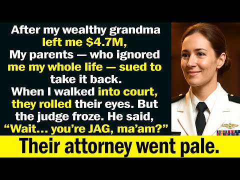 My Parents tried to take my $4.7M inheritance — But the Judge said: “Wait… You’re JAG, Ma’am?”
