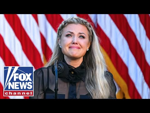 Erika Kirk accepts Presidential Medal of Freedom on behalf of her husband