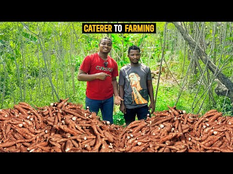 How He Makes GHS126,000($10,439.94) Yearly From His 7 Acres Cassava Farm in Ghana #cassava #farming