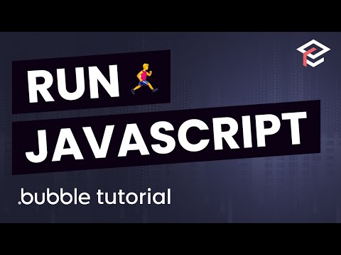 Low Coding the No Code Tool Bubble.io to Run Javascript