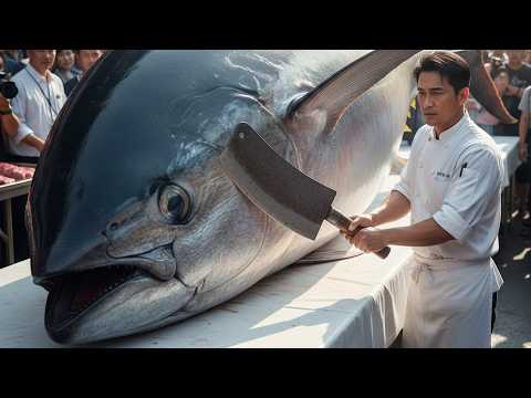 Watch a Legend Break Down a 481KG Bluefin Tuna #MasterChef