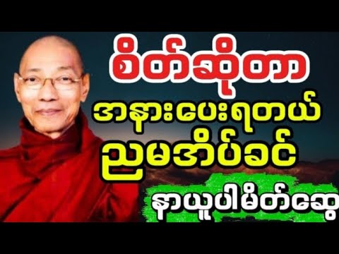 စိတ်ကလေး ကိုအနားပေး၍ ညမအိပ်ခင်နာယူပါမိတ်ဆွေ#ပါချုပ်ဆရာတော်တရားများmp3 